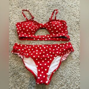 Red Polka Dot Bikini